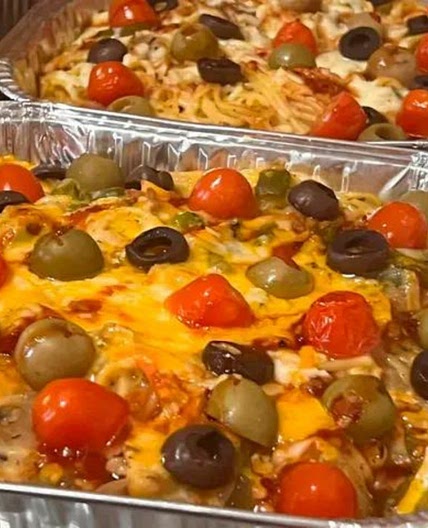 Chicken spaghetti casserole Recipe