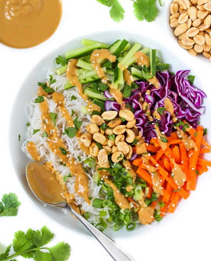 Spring Roll in a Bowl