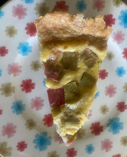 Rhubarb tart