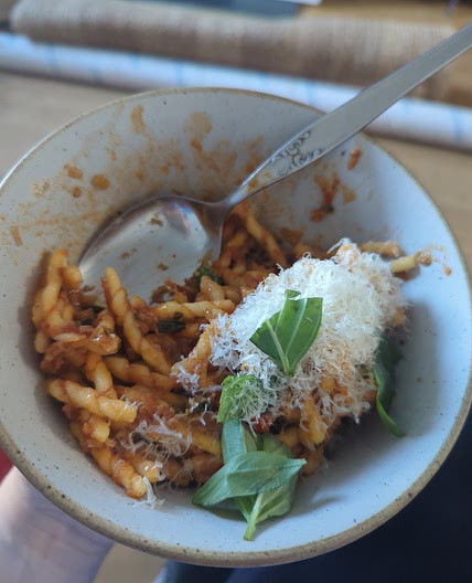 Spicy Harissa Tuna Pasta