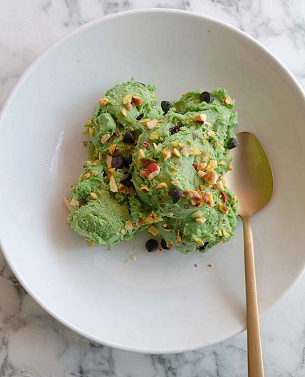 No Churn Pistachio Ice Cream