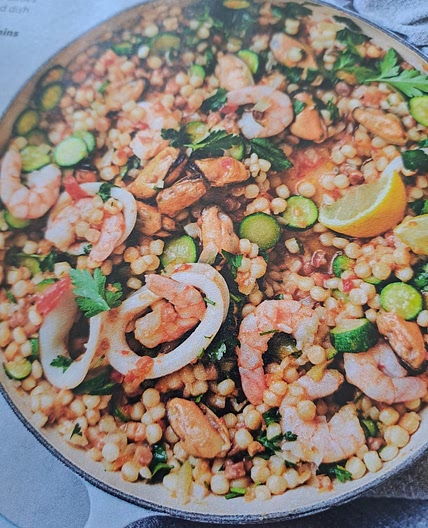 Seafood fregola