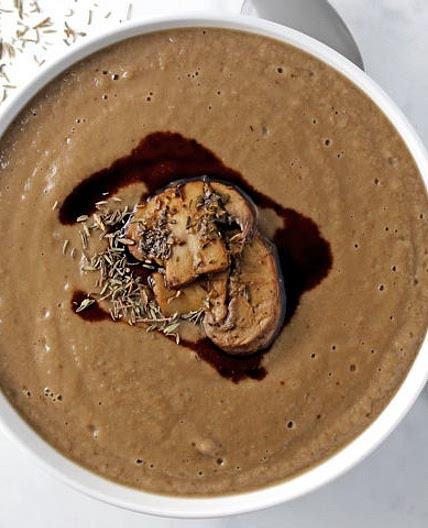 Skinny Balsamic Mushroom Soup