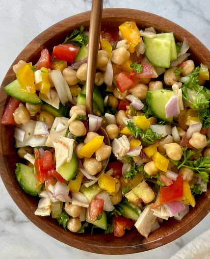 Mediterranean Turkey Salad