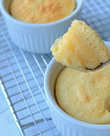 Mini Lemon Pudding Cakes