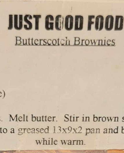 Butterscotch Brownies
