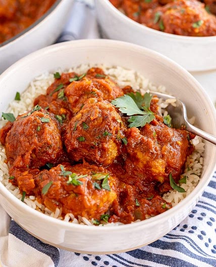 Chicken Tikka Masala Meatballs