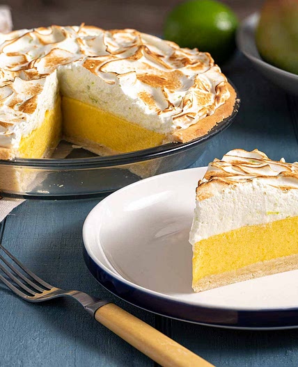 Mango Meringue Pie