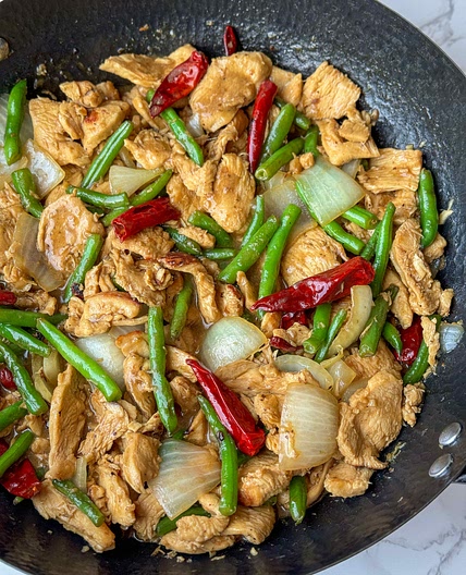 Chicken and Green Bean Stir Fry 