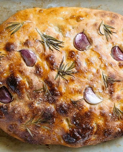 Beginner sourdough focaccia