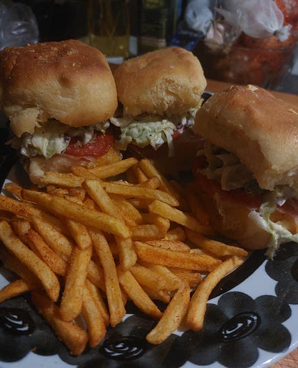 Late-night stuffed soft dinner rolls