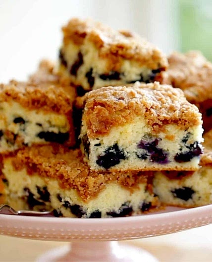 Blueberry Streusel Coffee Cake