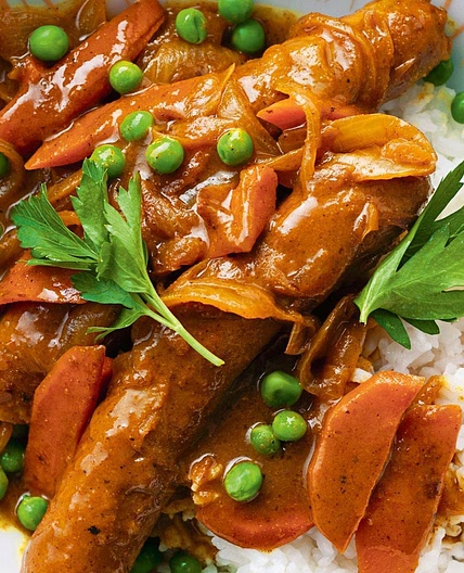 Curried Sausages Recipe | Succulent Snags & Rich Gravy Sauce