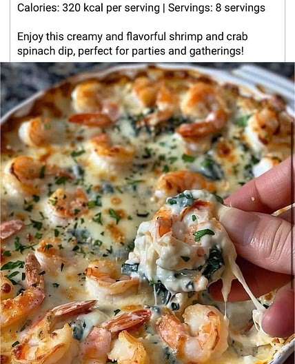 Shrimp and Crab Spinach Dip