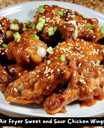 The Best Air Fryer Sweet and Sour Chicken Wings