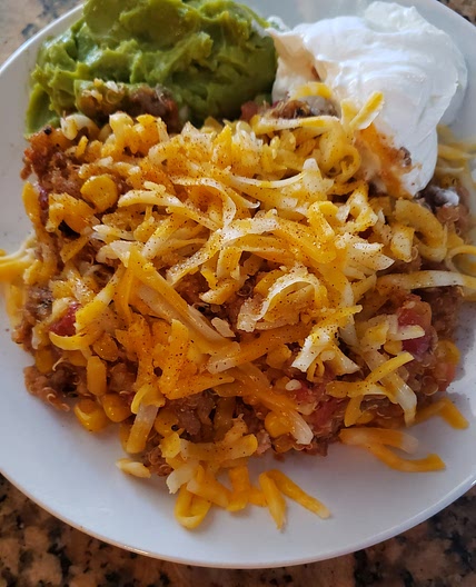 20 minute Quinoa Taco Skillet
