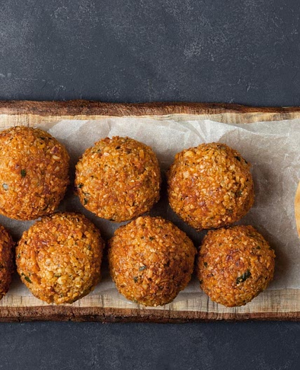 Falafel de garbanzos al horno, la receta más sana de los restaurantes turcos