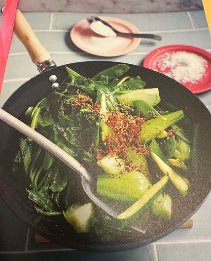 Lau’s vegetables with fresh ginger