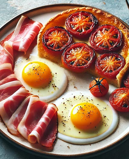 Tarte tatin à la tomate