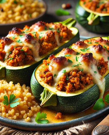 Courgettes farcies