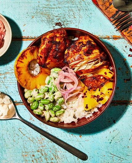 Hawaiian-Style Huli Huli Grilled Chicken Poke