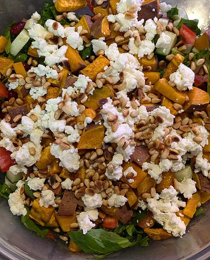 Mediterranean Sweet Potato Salad