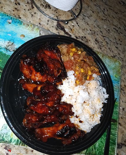 Bourbon Teriyaki chicken legs