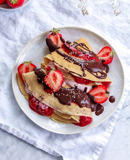 Easy vegan & high-protein Crêpes