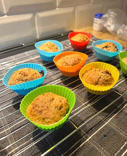 Banana muffins vegan GF