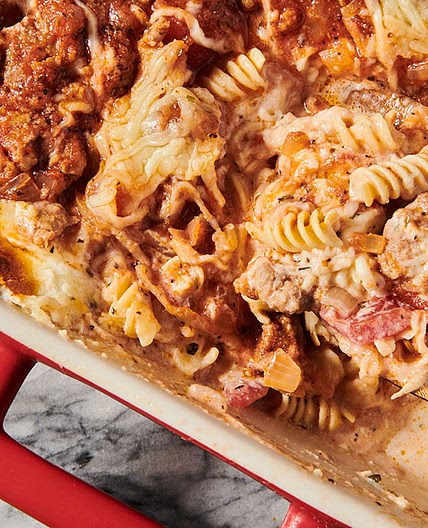 TikTok-Inspired Gooey Pasta Bake