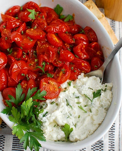 Goat Cheese and Roasted Tomato Dip