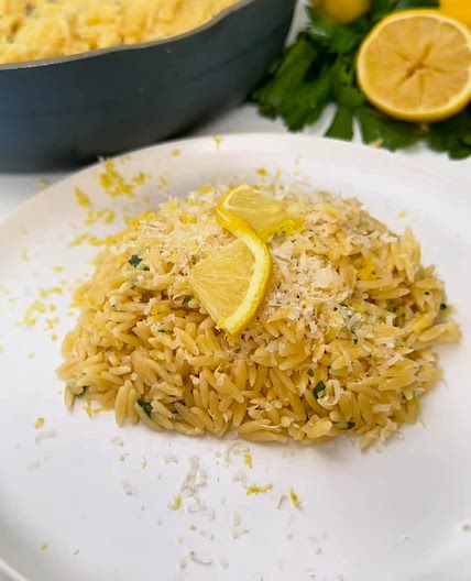 Creamy Lemon Orzo