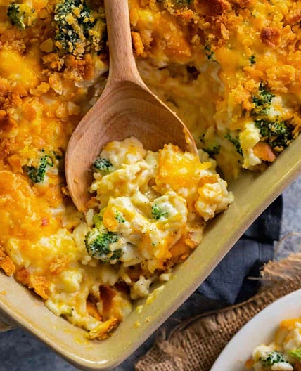 Chicken Broccoli rice casserole