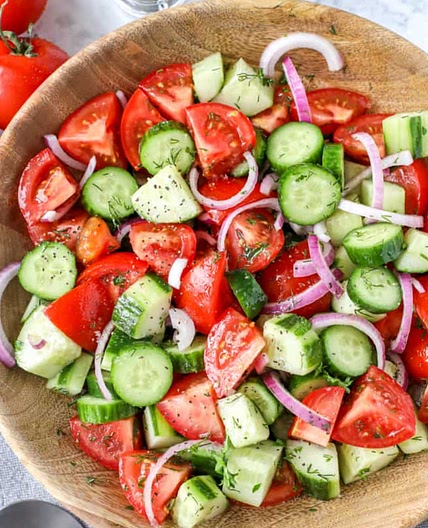Cucumber and Tomato Salad