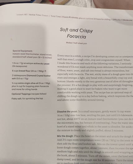 Soft and Crispy Focaccia