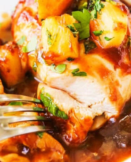 Teriyaki Chicken with Pineapple and Peppers