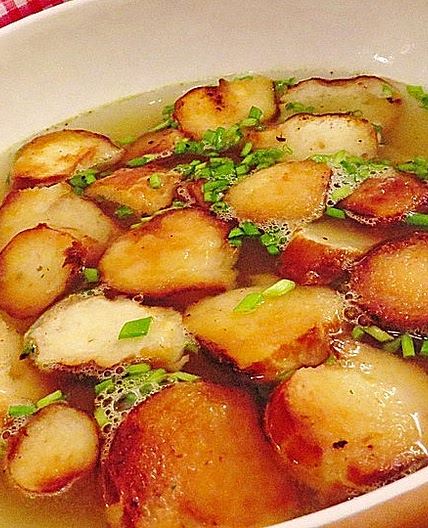 Aufg`schmolzene Breznsuppe