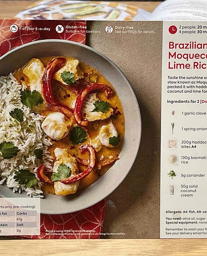 Brazilian Haddock Moqueca & Zesty Lime Rice