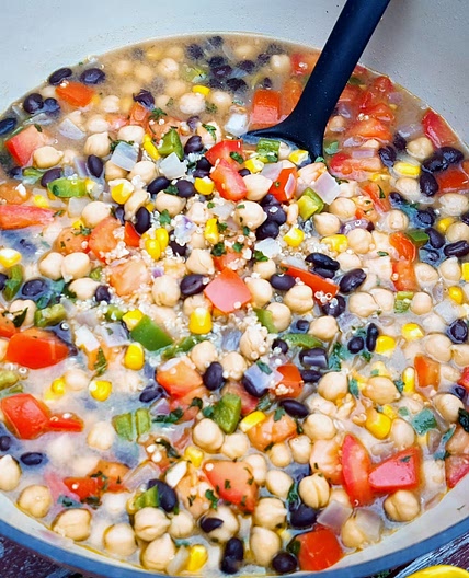 Chickpea Tortilla Soup