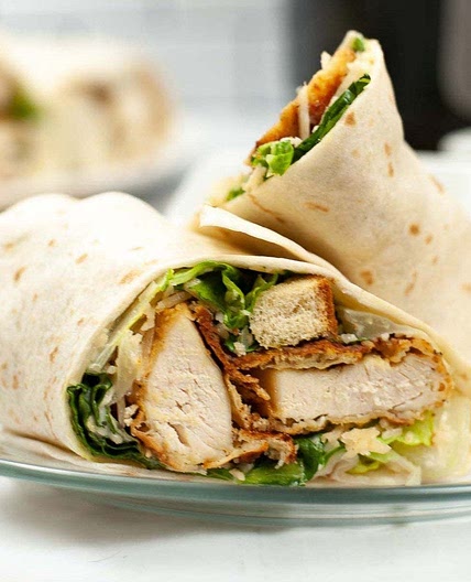 Wrap poulet croustillant