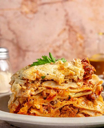 Protein-Packed Beef & Zucchini Lasagna