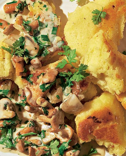 Schmarrn mit Pilzen