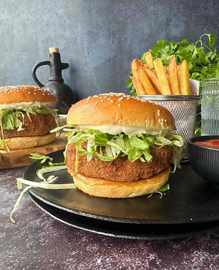 McChicken Burger at home