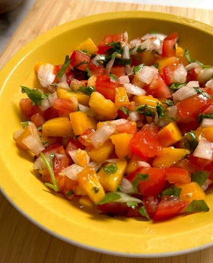 Peach Pico De Gallo Salsa 