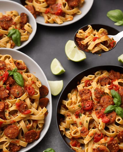Chorizo & Chilli Pepper Pasta Recipe