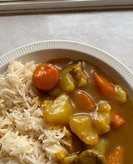 Japanese curry rice