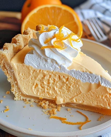 Orange Creamsicle Freezer Pie
