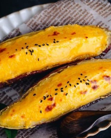 Japanese sweet potato dessert 