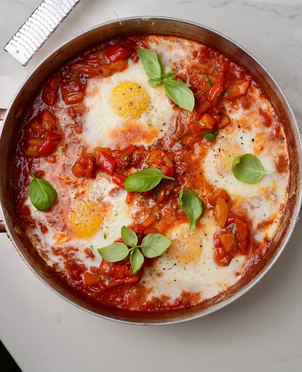 'Uova in purgatorio' - Eggs in purgatory