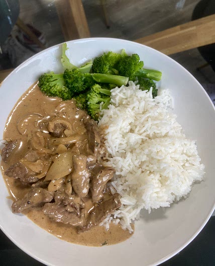 Beef Stroganoff